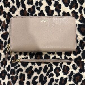 Marc Jacobs Taupe Wallet/wristlet